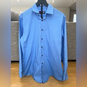 JF J.Ferrar Light Blue Dress Shirt